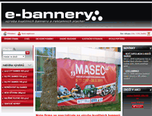 Tablet Screenshot of e-bannery.cz